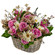 floral arrangement in a basket. Spain