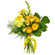 Yellow bouquet of roses and chrysanthemum. Spain